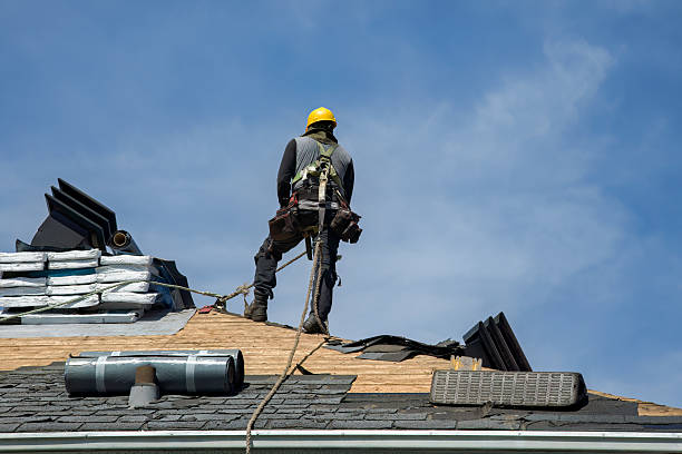 Professional Roof Installation technician working in Orwell, NY